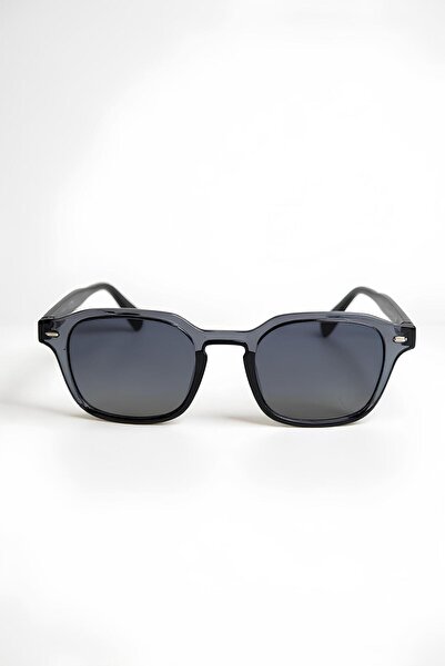 Eyesofia Gemerek Smoke Blue Black Unisex 2025 New Season Sunglasses