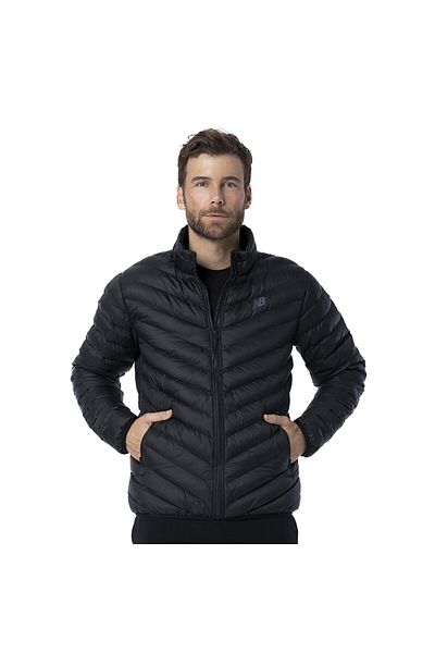New Balance Ανδρικό Μαύρο Παλτό Lifestyle - Mnj3232-bk