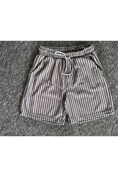 DWN WEAR Καλοκαιρινό σορτς με τσέπες και ελαστική μέση