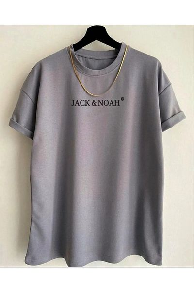 DWN WEAR Μπλουζάκι από χτενισμένο βαμβακερό ύφασμα