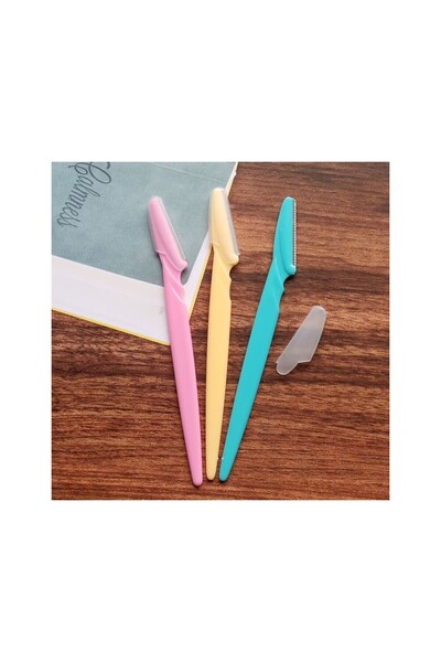 Nano Absolute Premium 3-Piece Eyebrow Razor Stainless Steel Head