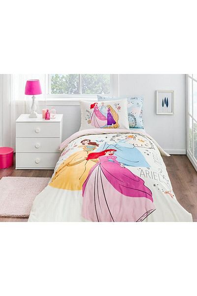 Özdilek Παιδικό σετ κρεβατιού Princess Time Single με άδεια Disney Fitted Sheet