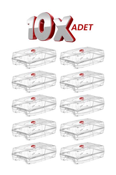 onbi10 Wilseder 10-Piece Women's Shoe Box Transparent Airable Shoe Storage Box