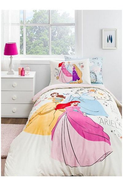 Özdilek Παιδικό σετ κρεβατιού Princess Time Single με άδεια Disney Fitted Sheet