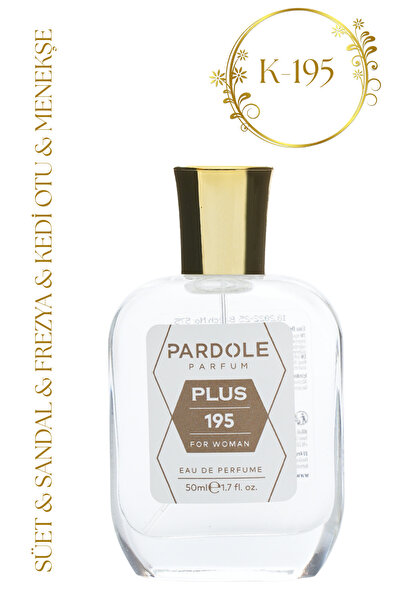 PARDOLE K-195 Odunsu Floral Favoris Kadın Parfüm - 50 ml - Süet, Sandal, Frez...