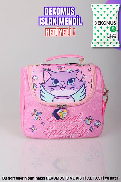 MUGGLE "Dekomus Wet Wipes Gifted" "Sweet and Sparkly Collection" Thermos Lunch Box