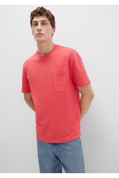 Mavi Ροζ μπλουζάκι με λεπτομέρεια τσέπης Loose Fit / Loose Relaxed Cut 066248-71079