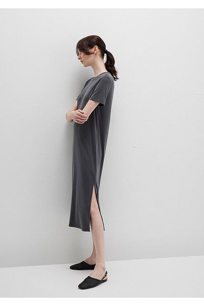 Mavi Tencel TM Modal Ανθρακί Midi Φόρεμα 1310777-70095