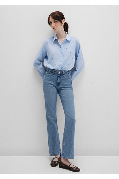 Mavi Mini cămașă imprimată Loose Fit / Loose Fit Casual 1210030-84655
