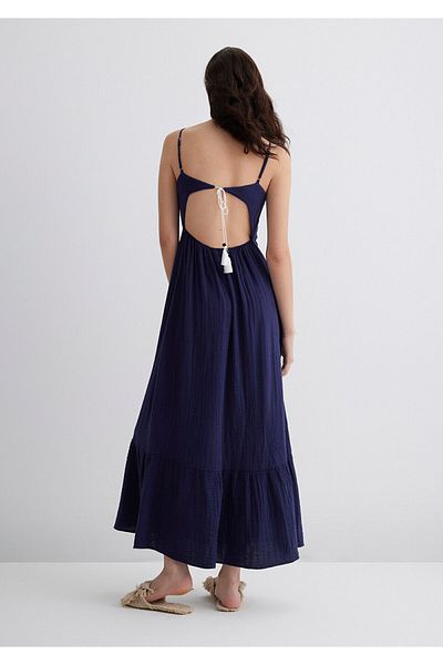 Mavi Φόρεμα με λινό μεικτό Navy Blue 1310797-70495