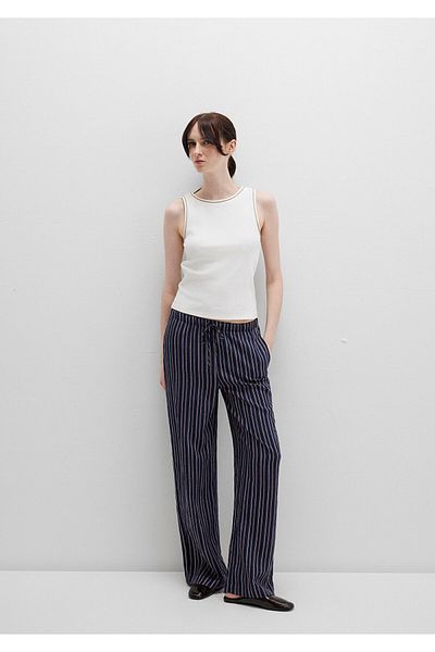 Mavi Ριγέ παντελόνι Navy Blue 1011024-89853