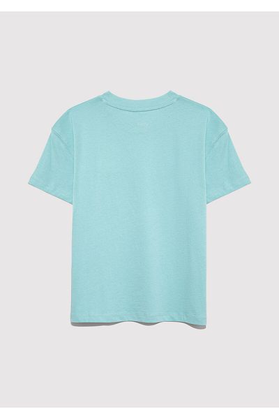 Mavi Tricou cu imprimeu cu logo Loose Fit / Tăiere largă comodă 7610386-71748