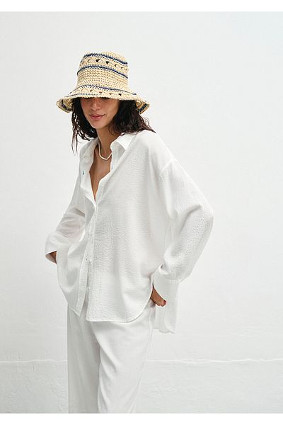 Mavi Ecru Shirt Oversize / Wide Cut 1211223-70057