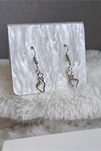 WhimsyWhite أقراط Aegyo الكورية المصنوعة يدويًا من النحاس المطلي