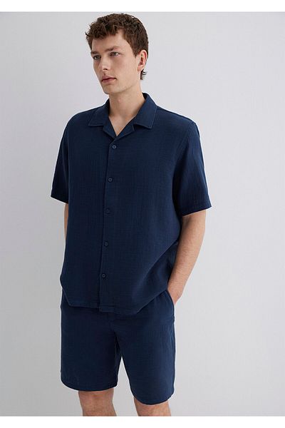 Mavi Πουκάμισο Navy Blue Regular Fit / Normal Cut 0211532-82183