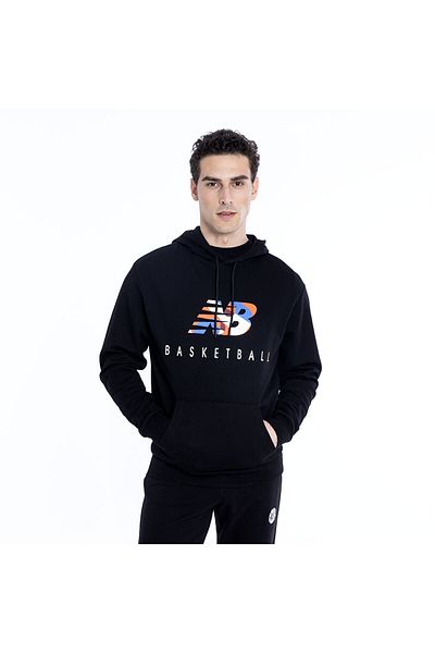 New Balance Mnh1361 Черен мъжки суитшърт