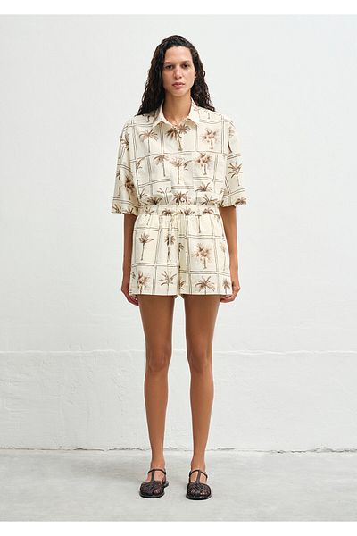 Mavi Palm Printed Shorts 1410232-91116