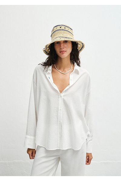 Mavi Ecru Shirt Oversize / Wide Cut 1211223-70057