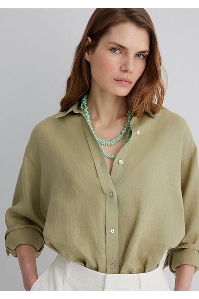 Mavi Green Beaded Necklace 1913144-82954