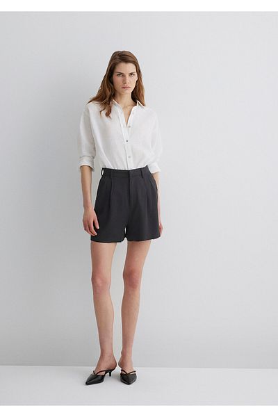 Mavi Lux Touch Tencel Tm Black Lyocell Shorts 1410163-900