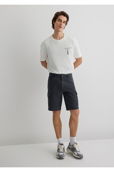 Mavi Σορτς Cargo Navy Blue 0410287 -80776