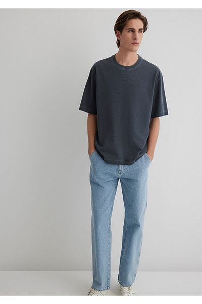 Mavi Gray Basic T-Shirt Relaxed Fit / Relaxed Cut 0612719-70096
