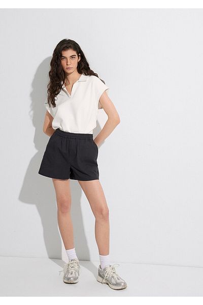 Mavi Anthracite Basic Shorts 1410189-70087