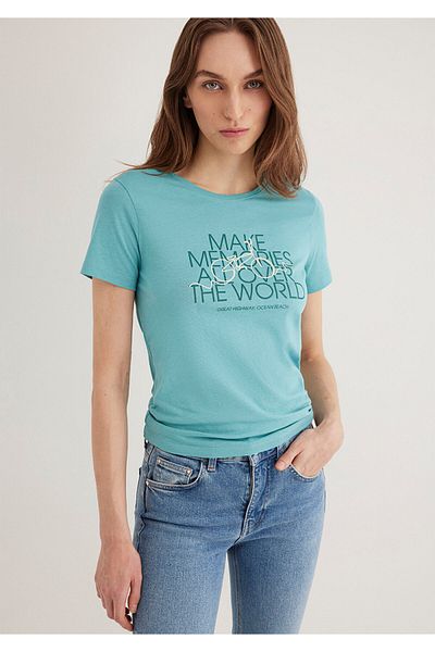 Mavi Bicycle Printed T-Shirt Slim Fit / Slim Fit 1613190 -71823
