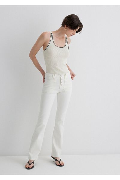 Mavi Sierra Gold Premium Off-White Jean Pants 1010578-89774