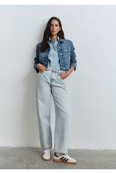 Mavi Leila Blue Premium Ice Blue Jean Trousers 1010600 -89581