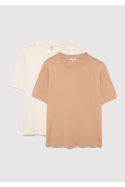 Mavi Γυναικείο Basic T-Shirt 2 Pack Regular Fit / Normal Cut 1611366 -70072