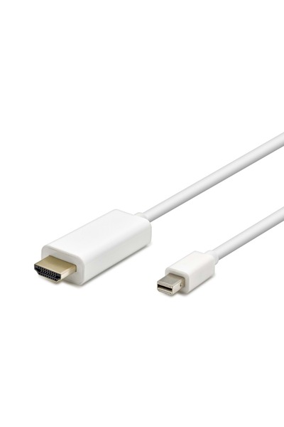 HADRON HDX7759 كابل فيديو من Mini DisplayPort إلى HDMI بطول 1.8 متر باللون ال...