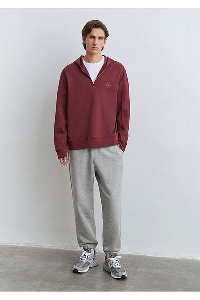 Mavi Patch Logo Grau Basic Jogginghose 0010409 -80196