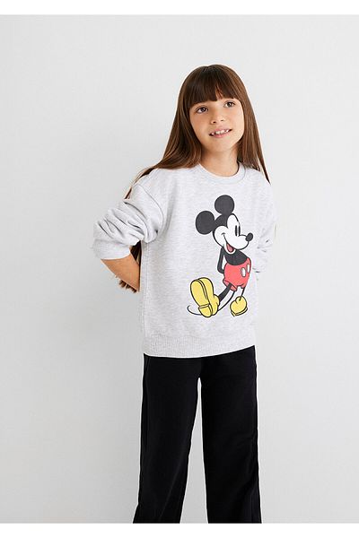 Mavi Mickey Mouse Printed Gray Sweatshirt 7S10084-88467