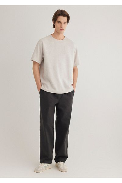 Mavi Gray Basic T-Shirt Loose Fit / Loose Relaxed Cut 0612726 -70080