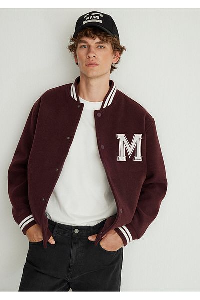 Mavi M Κεντημένο Claret Red Bomber Jacket 0110394 -70434
