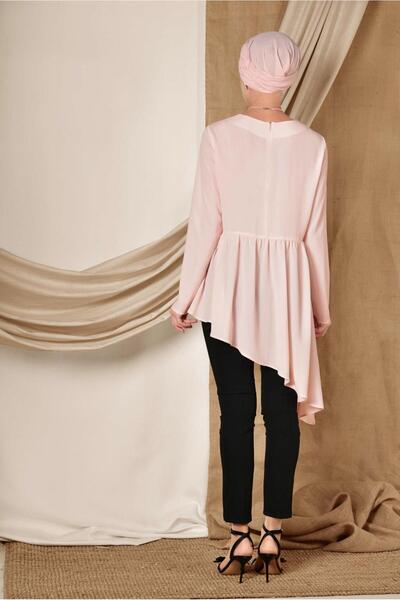 Alvina Asymetric Cut Volan Tunic 4864