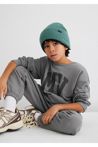 Mavi Mv Logo Printed Gray Sweatshirt 6S10054-70098