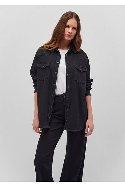 Mavi Patricia Move - Anthracite Jean Shirt, Loose Fit 1210784 -87443