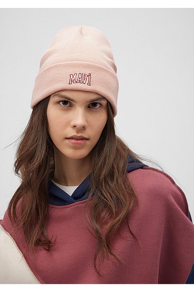 Mavi Pink Logo Printed Beret - 1912686 -71248