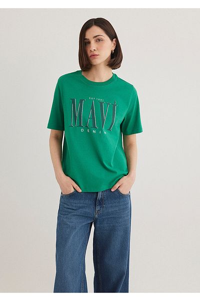 Mavi Logo Printed Green T-Shirt Regular Fit / Regular Fit1611990-71877