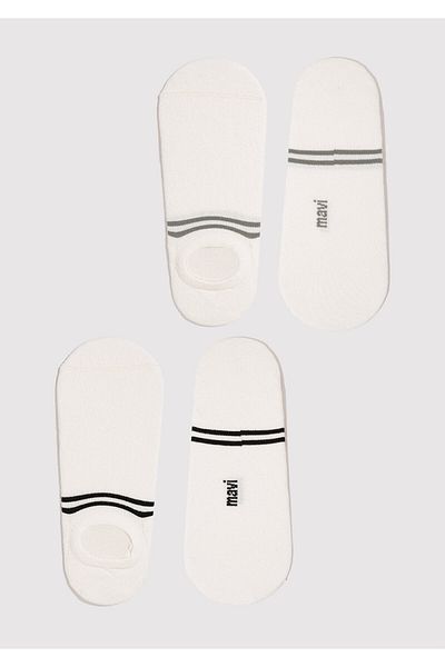 Mavi 2 Συσκευασίες Ecru Ballerina Socks092593-34523