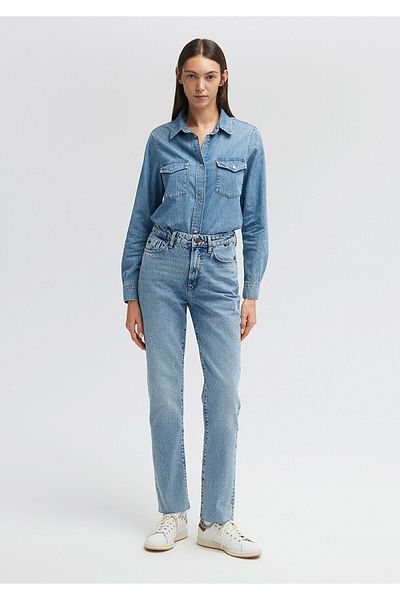 Mavi Pantaloni New York Classic din denim, vintage, albastru indigo, jeans101441-86468