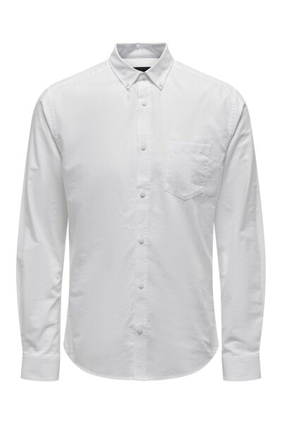 Only & Sons Hemd Salvaro Langarmhemd ve Brusttasche, Slim Fit