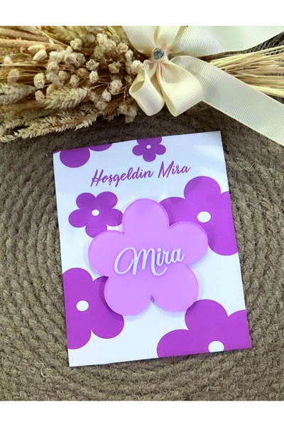 Ege ajans 10 adet (isimli kartlı ve jelatinli 10 adet aldığınızda 2 renk yapılır) pleksi bebek magneti