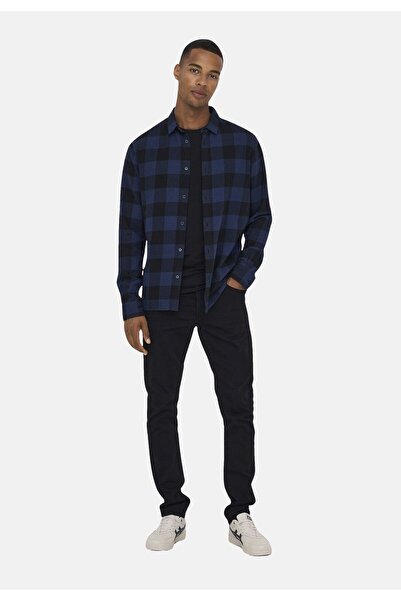 Only & Sons Jeans Slim Loom Black lange Hose