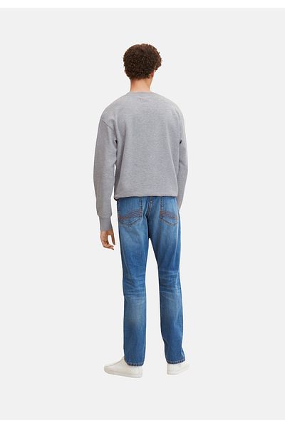 Tom Tailor Hose Josh Regular Slim Jeans Mit Logo-badge Im Five-pocket-style