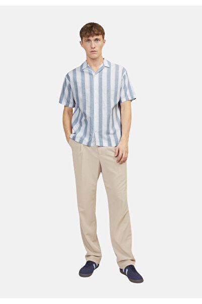 Jack & Jones Hemd SUMMER STRIPE RESORT Kurzarmhemd