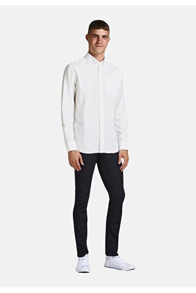 Jack & Jones Hemd BROOK Slimfit Langarmhemd mit Button-Down-Kragen