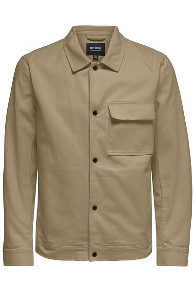Only & Sons Jacke Leichte Übergangsjacke HYDRA mit Fly-Away Kragen und seitlichen Eingrifftaschen